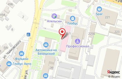 Поликлиника, Областной противотуберкулезный диспансер на улице Суворова на карте