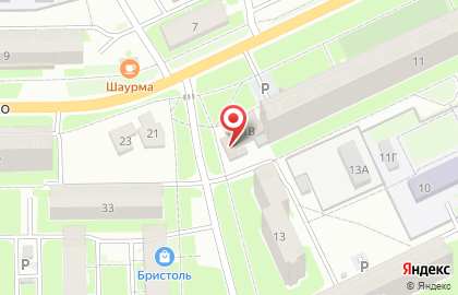 Продуктовый минимаркет на улице Федосеенко на карте