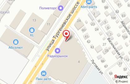 Магазин спутникового оборудования Giraffe-Антенны на Тургеневском шоссе на карте