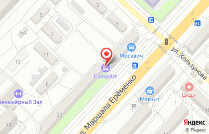 Магазин автозапчастей Автоподвеска в Краснооктябрьском районе на карте