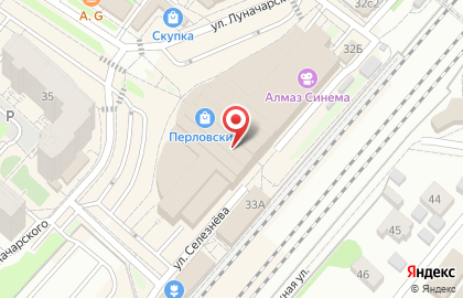 Салон сотовой связи МегаФон на улице Селезнёва на карте