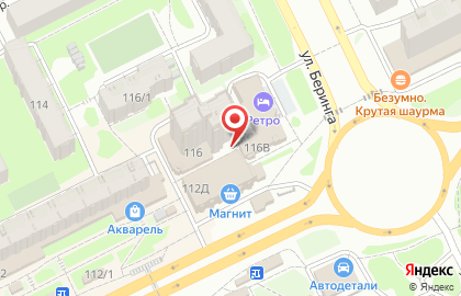 Российский на карте