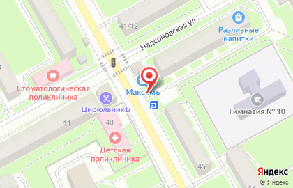 Киоск печатной продукции Европресс на Московском проспекте на карте
