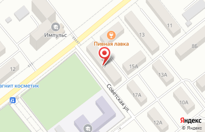 Магазин разливного пива на улице Фрунзе на карте