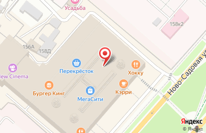 Ресторан быстрого питания Ташир пицца на Ново-Садовой улице на карте