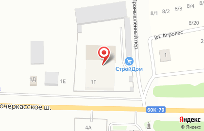 Строймаркет Красон в Ростове-на-Дону на карте