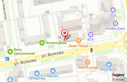 СберБанк России на улице Волкова на карте