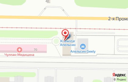 Автоцентр Nissan на карте