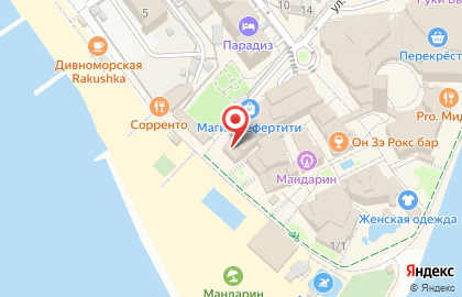 Ресторан быстрого обслуживания Макдоналдс на улице Бестужева на карте