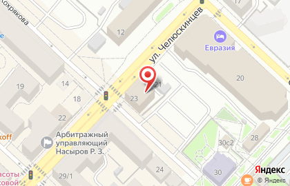 Военный комиссариат Калининского и Центрального административного округа в Тюмени на карте