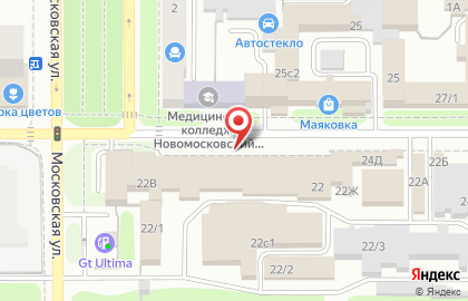 Магазин товаров для сада и огорода в Новомосковске на карте