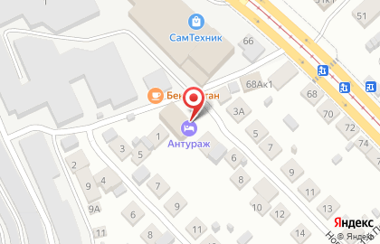 Отель Антураж на карте
