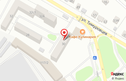Продуктовый магазин в Тюмени на карте