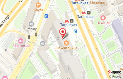 Страховая медицинская компания Ресо-мед в Таганском районе на карте