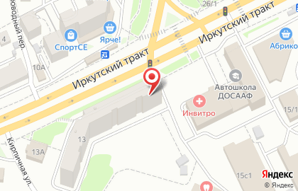 Торгово-транспортная компания Торгово-транспортная компания на Иркутском тракте на карте