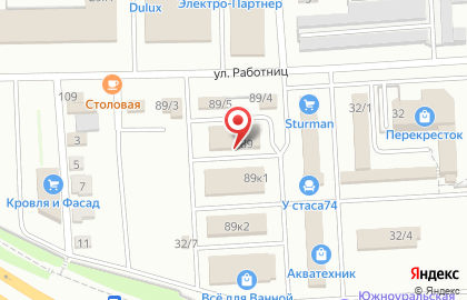 Чебоксарская фабрика дверей в Калининском районе на карте