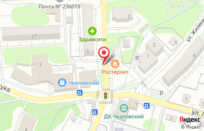 Магазин цветов и подарков на ул. Жиленкова, 1Б на карте