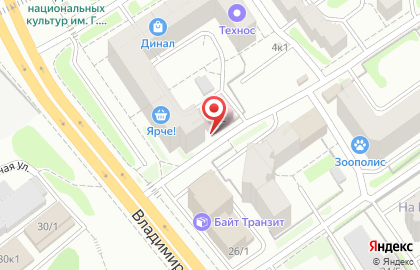 Транспортная компания Азимут на Ельцовской улице на карте