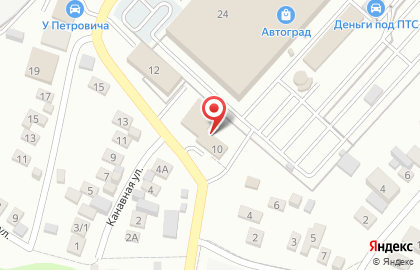 Шиномонтажная мастерская в Дзержинском районе на карте