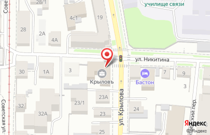 Политическая партия Партия Роста на улице Крылова на карте
