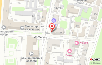 Аптека Азбука здоровья в Центральном районе на карте