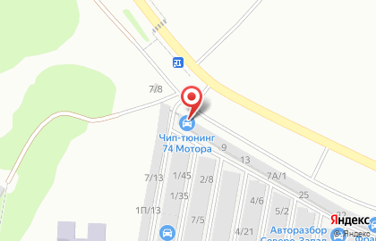 Автокомплекс на улице Профессора Благих на карте