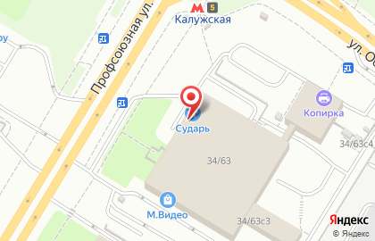 Магазин мужской одежды Сударь в Москве на карте