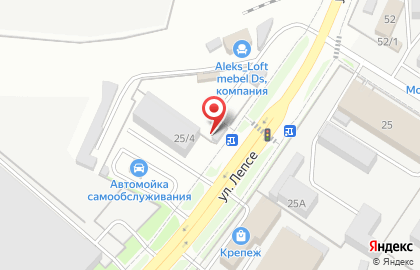 Амега на улице Лепсе на карте