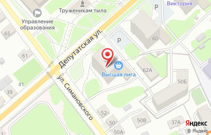 Детский развивающий центр Капитошка на Депутатской улице на карте