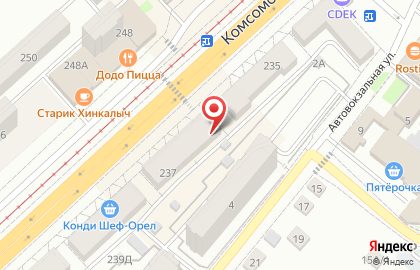 Орловский Областной Кинологический Клуб на карте