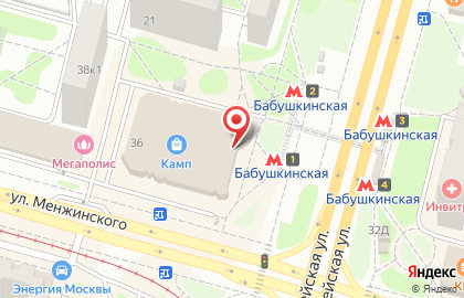 Аптека Ваша №1 на улице Менжинского на карте