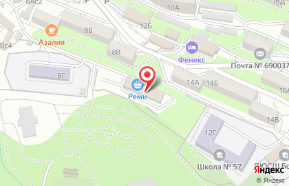 Сеть продовольственных супермаркетов Реми в Ленинском районе на карте
