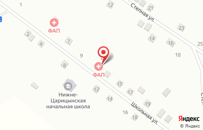 Тихоновский фельдшерско-акушерский пункт калачевской центральной районной больницы на карте