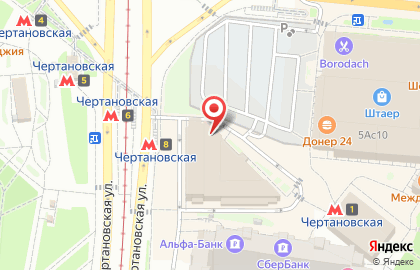 Ломбард Надежда на Чертановской улице на карте