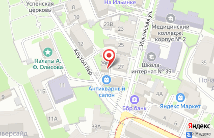 Брачное агентство Сваха в Нижегородском районе на карте