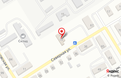 Столовая №2 на Северной улице на карте
