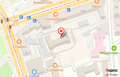 Федеральное агентство по защите должников Чистый Лист на улице Черняховского на карте