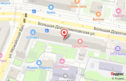 Ветеринарная клиника Био-Вет на Большой Дорогомиловской улице на карте