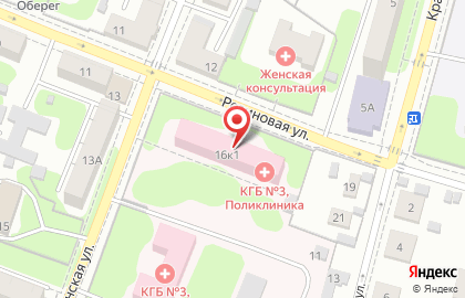 Курская городская больница №3 на карте