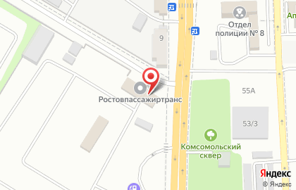 Патп №5 на улице Малиновского на карте