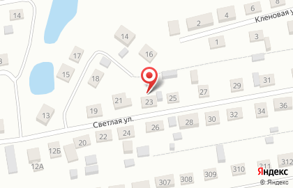 Производственная компания на Светлой улице на карте