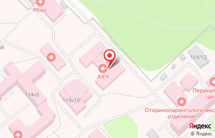 Костромская областная больница на улице Мира на карте