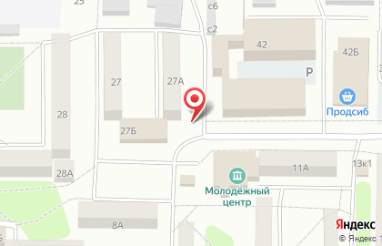 Магазин разливного пива Ёрш в Новосибирске на карте
