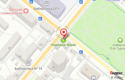 Ассоциация аптечных организаций Надежда-Фарм на Октябрьской улице на карте