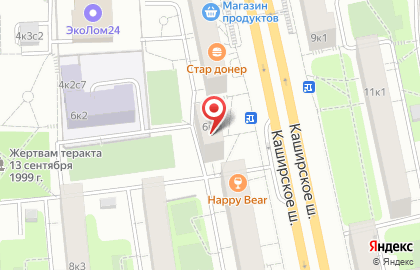 Участковый пункт полиции район Нагатино-Садовники на метро Нагорная на карте