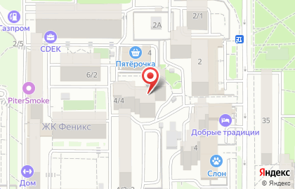 Сервисный центр на улице Игнатова на карте