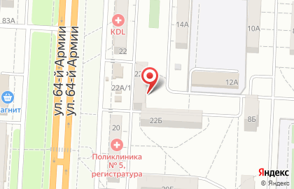 Волгоградская межрайонная коллегия адвокатов в Кировском районе на карте