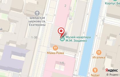 Государственный литературный музей ХХ век на карте