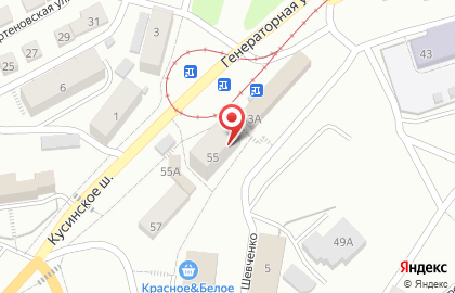 Магазин Галант на Генераторной улице на карте