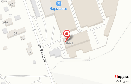 Компания Евроокна на улице 8 Марта на карте